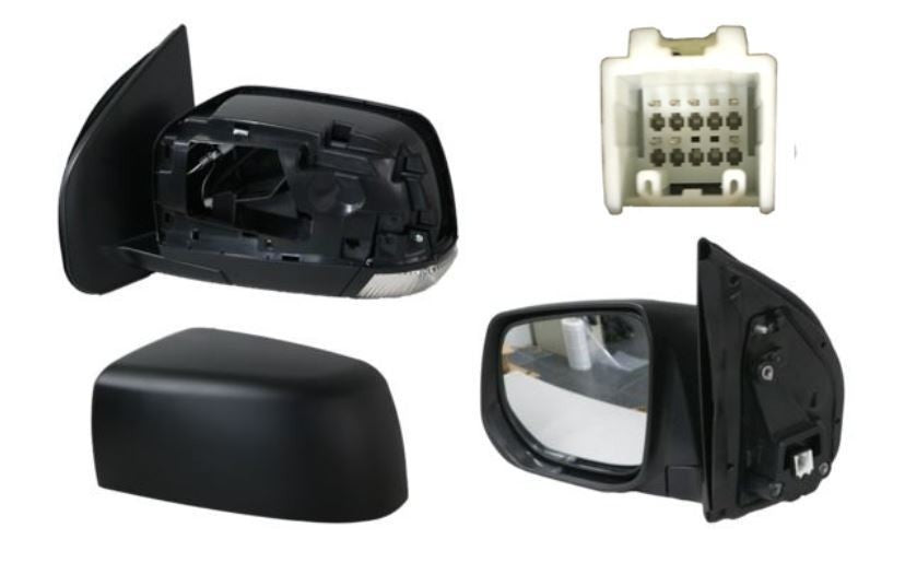 NEW LEFT SIDE DOOR MIRROR FOR ISUZU MU-X 2WD/4WD 02/17-05/21 FOLDING-TYPE 8-PIN
