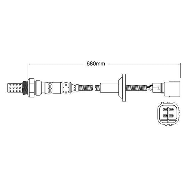 NEW Exhaust O2 Oxygen Sensor FOR Lexus: IS250 2.5L 4GR-FSE GS250, LS460