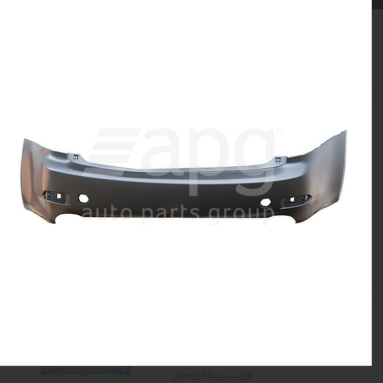 NEW REAR BAR COVER BUMPER FOR LEXUS IS250 GSE20 8/05-8/08 WITHOUT SENSOR SEDAN