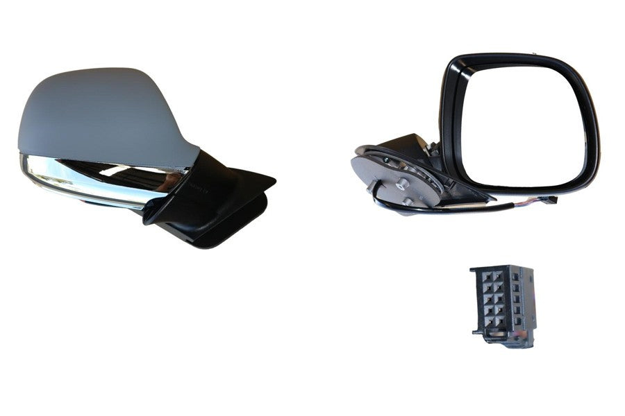 NEW RIGHT SIDE DOOR MIRROR FOR VOLKSWAGEN AMAROK 09/16-ON NON AERIAL HEATED+FOLD