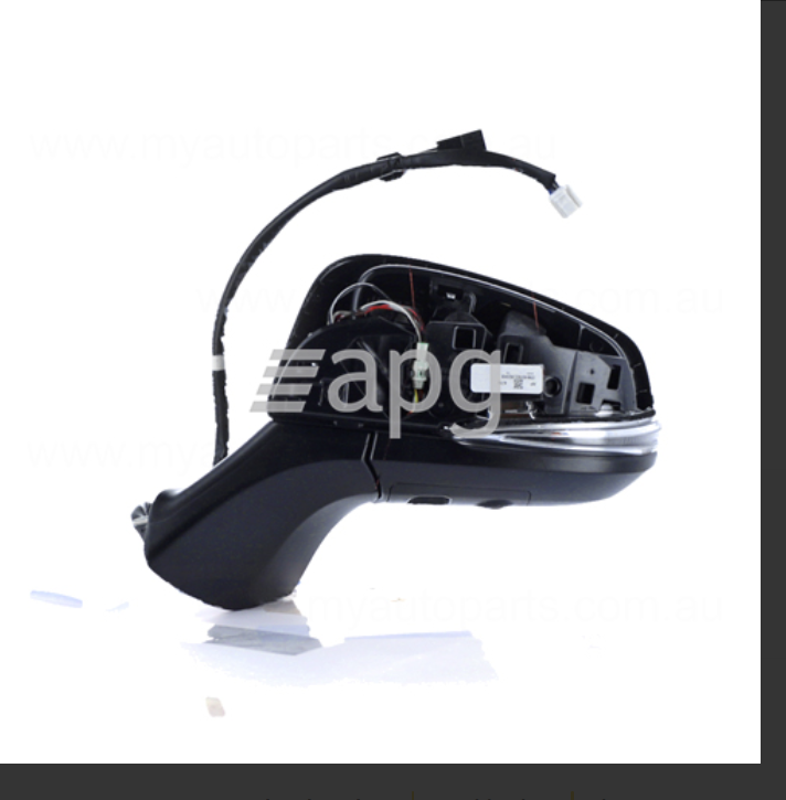GENUINE LEFT DOOR MIRROR FOR Toyota Kluger TXUA70R 10/22-on GRANDE HEATED TYPE