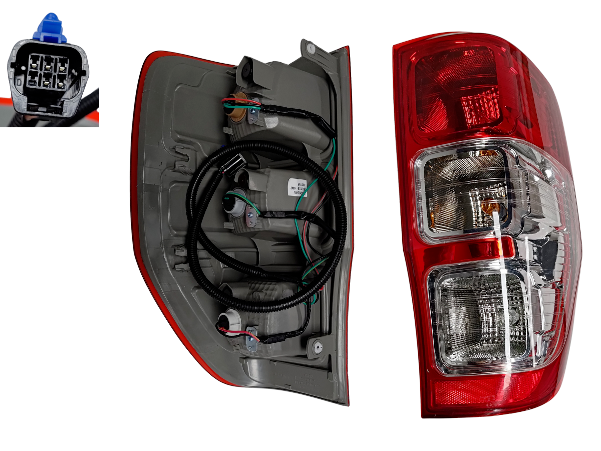 NEW DRIVER SIDE TAIL LIGHT FOR FORD RANGER PX 09/2011 12/2022 NON SMOKY TYPE
