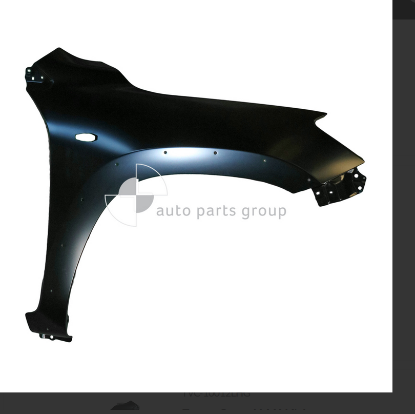 NEW RIGHT FRONT GUARD FOR TOYOTA RAV4 11/05-8/08 W/FLARE HOLE W/INDICATOR TYPE