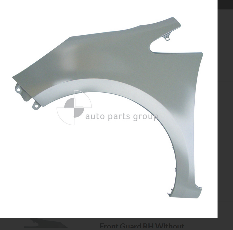 GENUINE LEFT FRONT GUARD FOR KIA RIO 8/11-1/17 3/4/5-DOOR WITHOUT INDICATOR TYPE