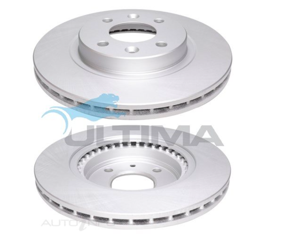 PAIR FRONT Disc Brake ROTOR FOR RENAULT 19-CLIO-KANGOO-DYNAMIQUE 1994-2010