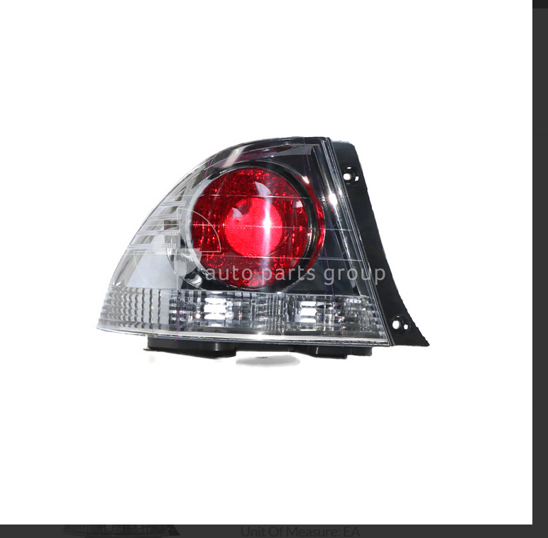 NEW LEFT TAIL LIGHT FOR Lexus 1/1999-7/2001 4-DOOR SEDAN IS200 CHROME