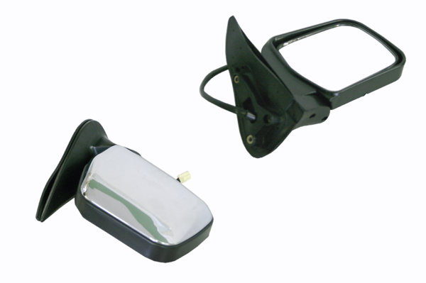 NEW DRIVER SIDE DOOR MIRROR FOR TOYOTA HILUX 10/1997 ~ 03/2005 CHROME-BLACK