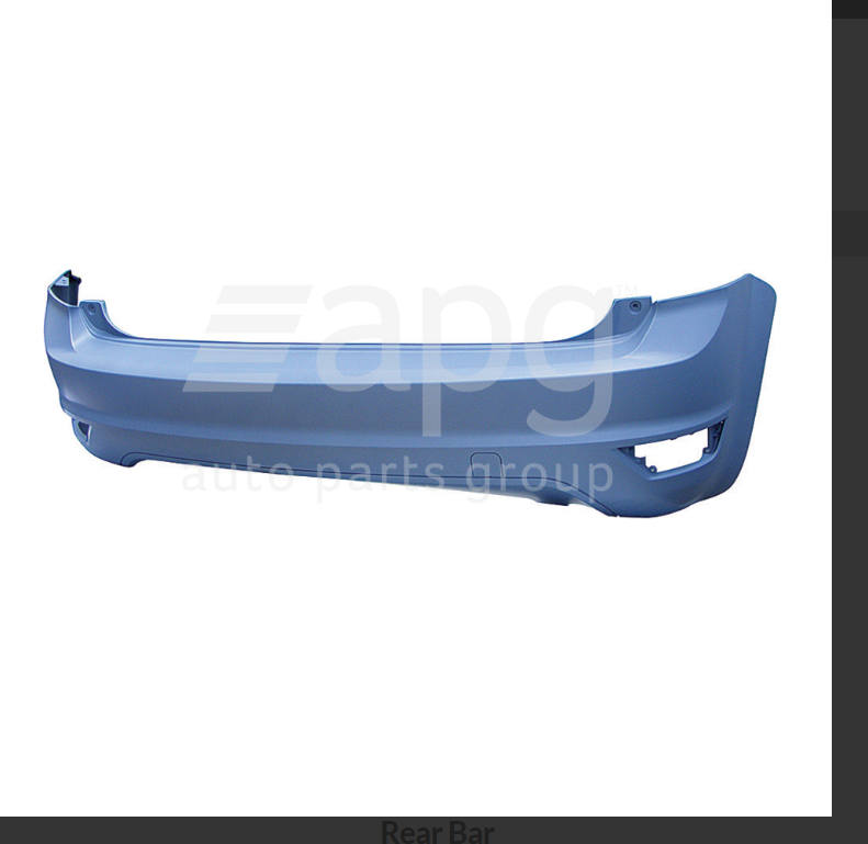NEW REAR BAR COVER BUMPER FOR Ford Focus LV 4/2009-4/2011 5-DOOR HATCH
