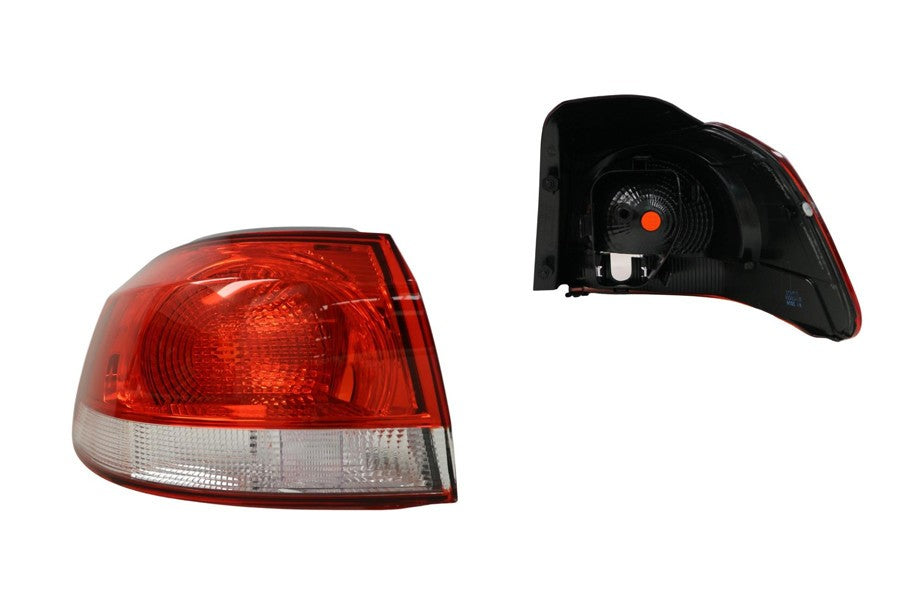 NEW LEFT SIDE TAIL LIGHT FOR VOLKSWAGEN GOLF MK6 10/08-07/13 NON-TINTED HELLA
