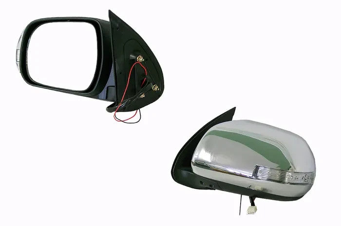 NEW LEFT DOOR MIRROR FOR TOYOTA HILUX TGN/KUN/GGN 04/2005 ~ 08/2011 CHROME