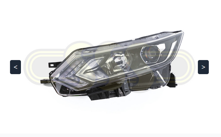 NEW PASSENGER LEFT SIDE HEADLIGHT FOR NISSAN QASHQAI NM 2017-ON ST-MODELS