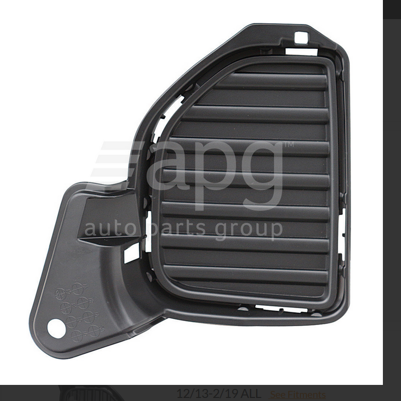 NEW FRONT BAR RIGHT GRILLE BEZEL COVER FOR TOYOTA HIACE VAN 2/2013-2/2019 SLWB