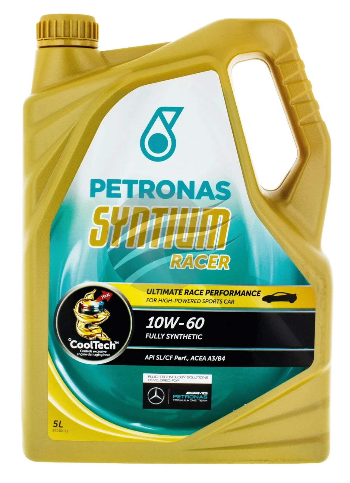PETRONAS ENGINE OIL FOR 5 Ltr 10W-60 SYNTIUM RACER SN CF A3 B4