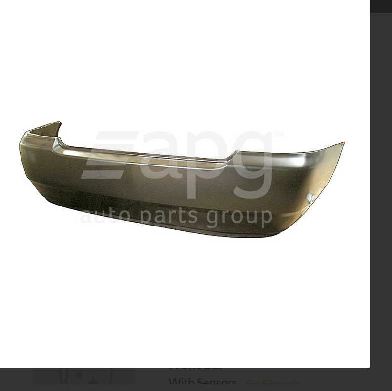 NEW REAR BUMPER BAR FOR TOYOTA COROLLA 10/2001-3/2007 SEDAN ONLY
