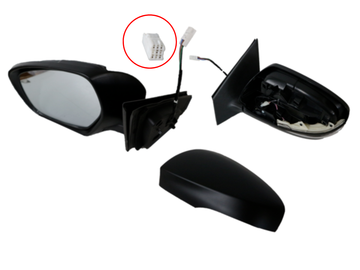 NEW PASSENGER SIDE DOOR MIRROR FOR MAZDA CX-9 TB SERIES 2/3 10/2009 ~ 06/2016