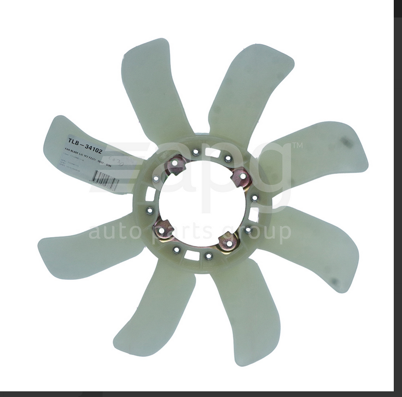 NEW RADIATOR FAN BLADE FOR TOYOTA LANDCRUISER 78-SERIES- 4.5L 1FZ-FE 6CYL PET