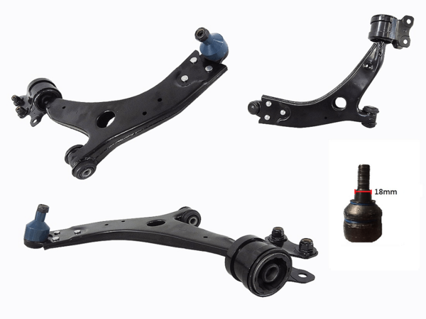 NEW LEFT FRONT LOWER CONTROL ARM FOR VOLVO C70 08/06-13 C-70 COMPLETE ARM 18MM