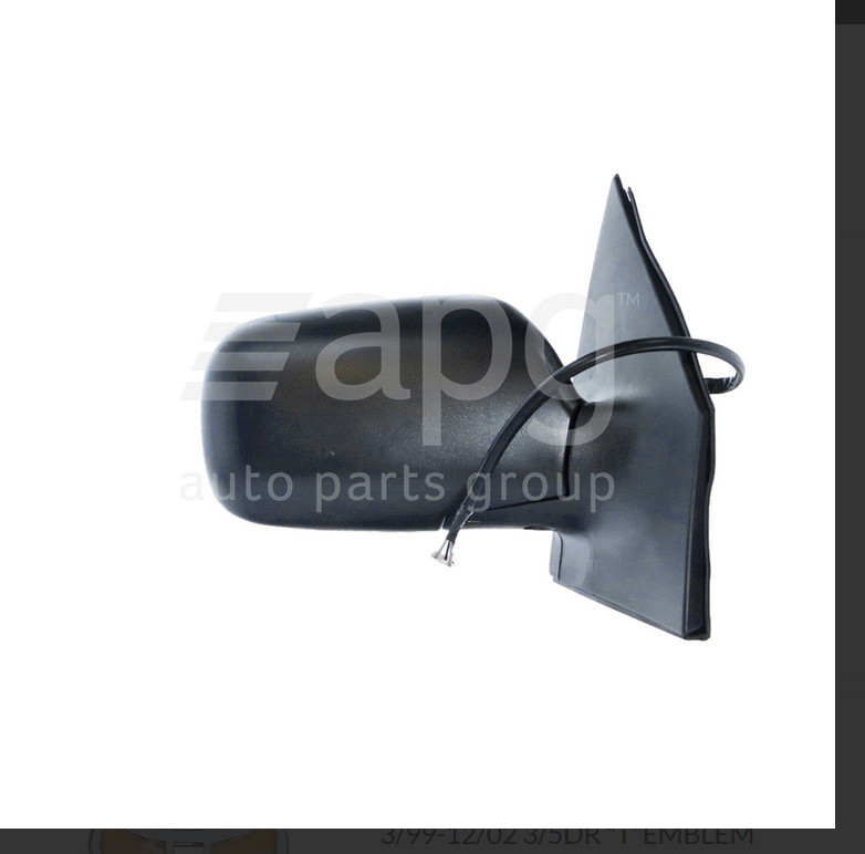 NEW DRIVER SIDE RIGHT DOOR MIRROR ELECTRIC FOR TOYOTA ECHO SEDAN 8/2002-12/2005