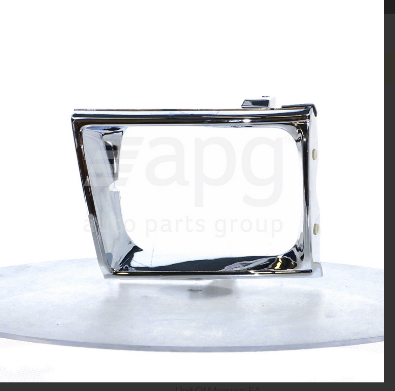 NEW LEFT FRONT CHROME HEADLIGHT COVER FOR TOYOTA 4 RUNNER SURF 10/1988-10/1991