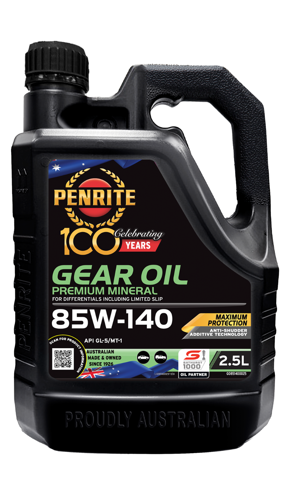 2.5-Litre-PENRITE GO851400025 GEAR OIL 85W-140 (Mineral) SAE 85W-140