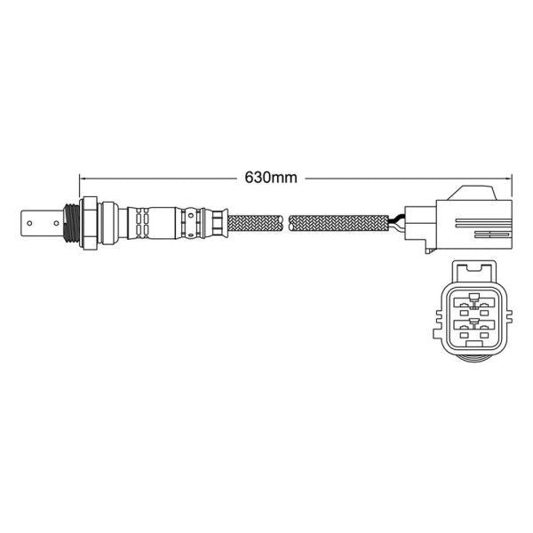 NEW Exhaust O2 Oxygen Sensor FOR Volvo XC70: 3.2L (B6324S)