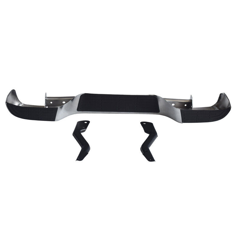 REAR STEP BUMPER BAR FIT TOYOTA HILUX TGN/KUN/GGN 2005-2015 CHROME WITH BRACKETS