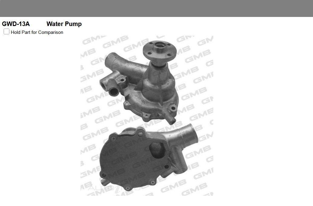 GENUINE GMB WATER PUMP+GASKET+SILICONE FOR Daihatsu Delta Wide 3.0L 3.7L YB