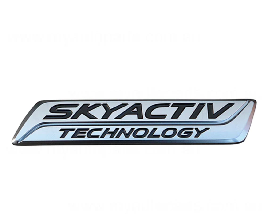 GENUINE BOOT LID BADGE EMBLEM FOR MAZDA 6 GJ 12/12-12/14 4DR B/LID "SKYACTIV"
