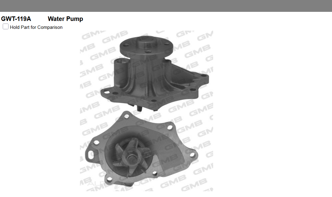 GENUINE GMB WATER PUMP+GASKET+Silicone FOR Toyota Camry 2.4L ACV36
