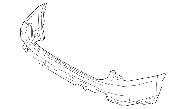 Genuine REAR BAR UPPER BUMPER FOR Hyundai Palisade LX 10/2020-5/2022 WAGON