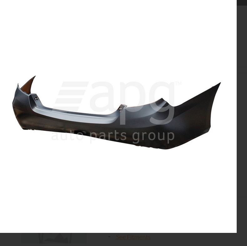 NEW REAR BAR COVER FOR TOYOTA CAMRY ASV50 ATARA SX 4/2015-10/2017