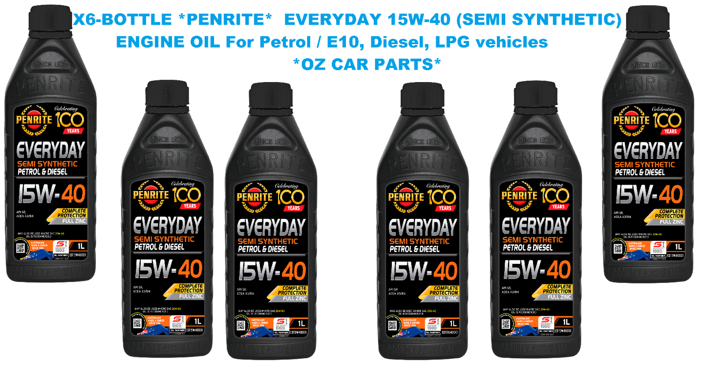 X6- ENGINE OIL *PENRITE* ED15W40001 EVERYDAY 15W-40 (SEMI SYNTHETIC)