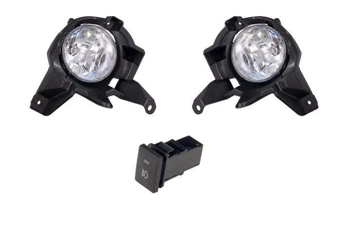 NEW FRONT FOGLIGHT KIT FOR TOYOTA RAV4 12/2012-11/2015 FULL SET WITH WIRE