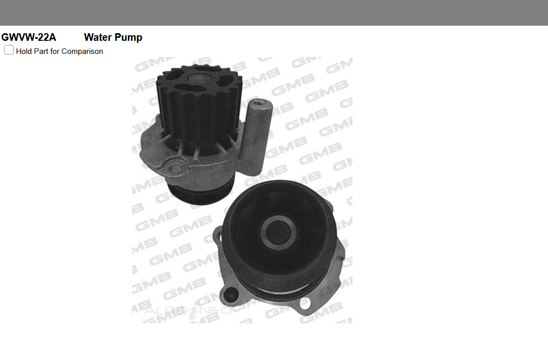 GENUINE GMB WATER PUMP+GASKET+SILICONE FOR Skoda Octavia 2.0L 1Z5 Combi TDI