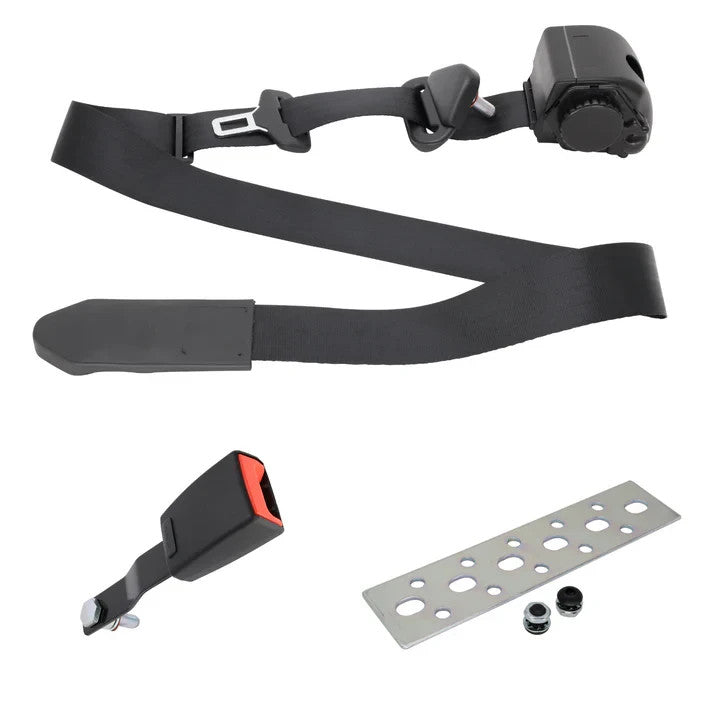 NEW DRIVER FRONT Seat Belt For Toyota LANDCRUISER 80 Series Seat Mount – BLACK
