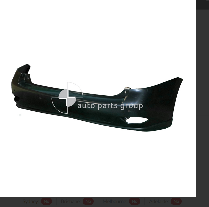 NEW REAR BUMPER BAR FOR LEXUS 3/2012-11/2015 SENSOR TYPE