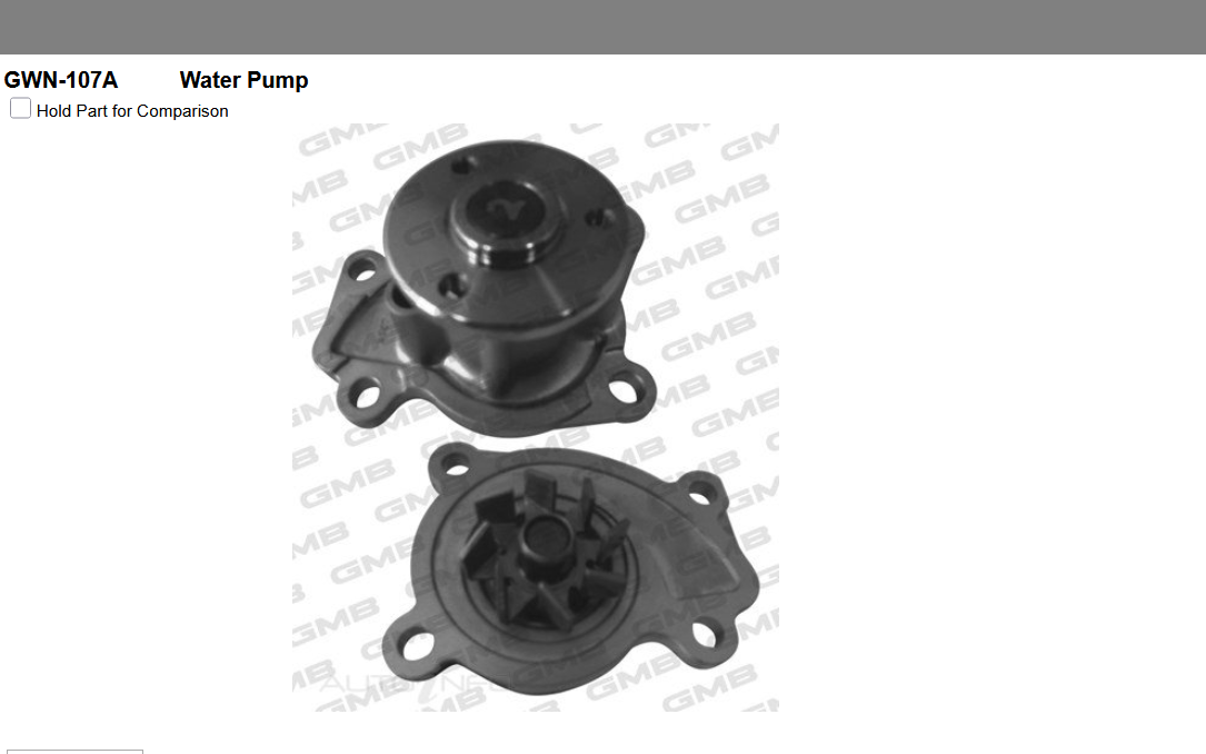 GENUINE GMB WATER PUMP+GASKET+SILICONE FOR Nissan Micra 1.2L K13K,K13KK