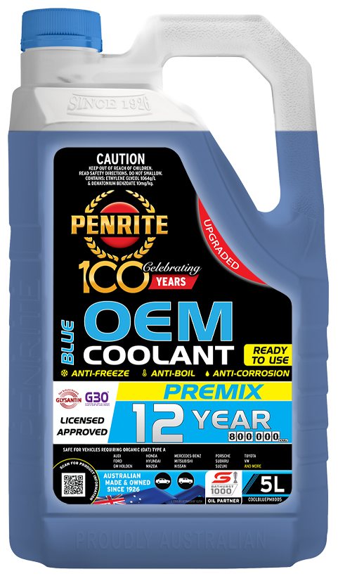 5L BLUE OEM COOLANT PREMIX BLUE Anti-Freeze FOR PENRITE COOLBLUEPMX005