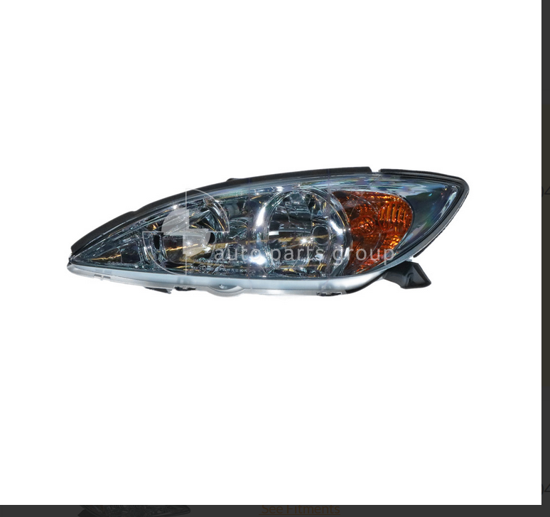 NEW PASSENGER LEFT HEADLIGHT LAMP FOR TOYOTA CAMRY ACV36R 8/2002-8/2004