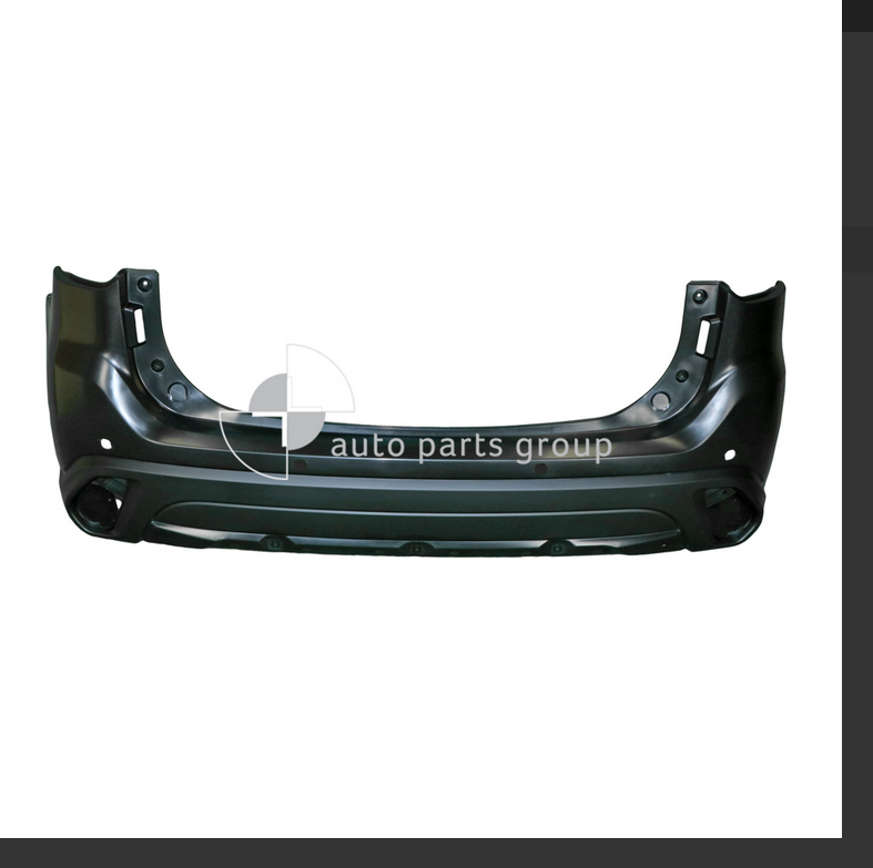 Genuine REAR BAR BUMPER FOR Mitsubishi Outlander ZK Square Sensor Hole TYPE