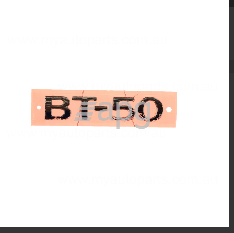 Genuine REAR TAIL GATE BADGE EMBLEM FOR MAZDA BT-50 07/2020 to 11/2021 BT50