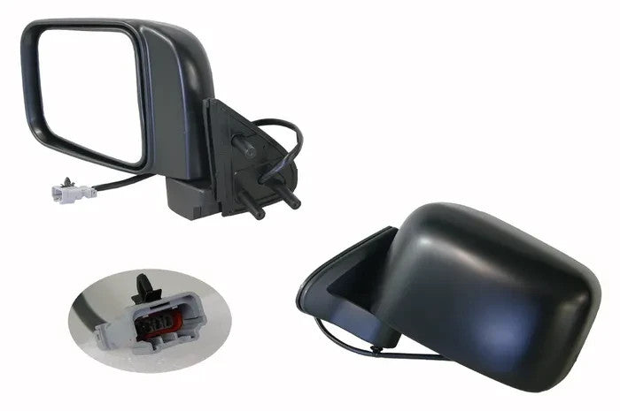 NEW LEFT DOOR MIRROR FOR NISSAN NAVARA D22 11/2001-11/2005 ELECTRIC DOOR MIRROR