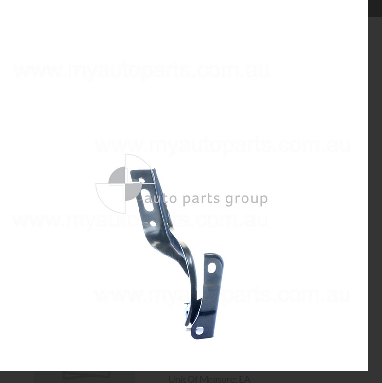 NEW PASSENGER LEFT BONNET HINGE FOR HONDA CR-V WAGON 2/2007-12/2009