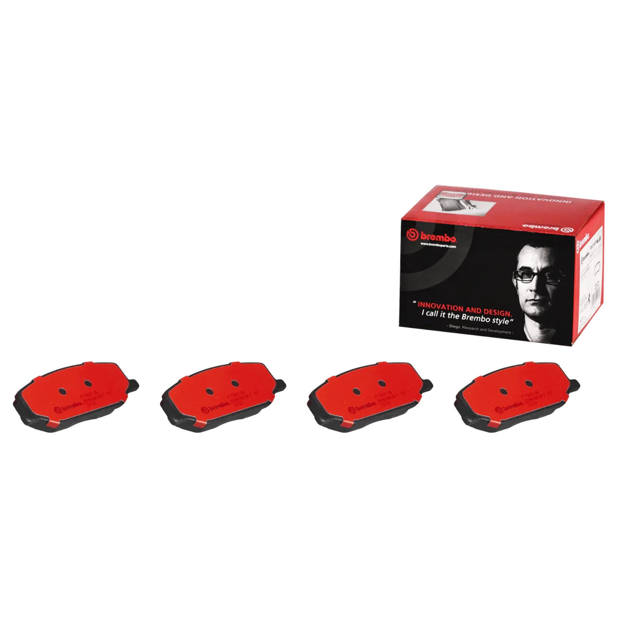 Brembo FRONT Brake Pads Set For Holden Drover 1.3 QB 4x4 1985-1987