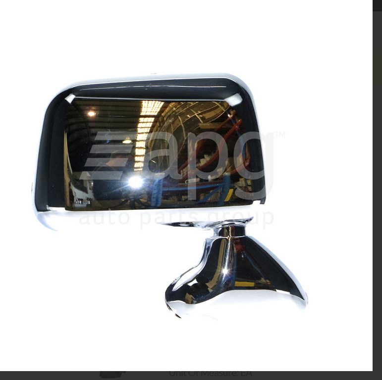 NEW RIGHT CHROME DOOR MIRROR FOR TOYOTA HILUX 9/1988-8/1997 SKIN TYPE