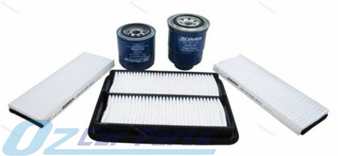 Genuine ACDelco Service Kit Oil Air Fuel Cabin Filters FOR Navara D40 YD25DDT