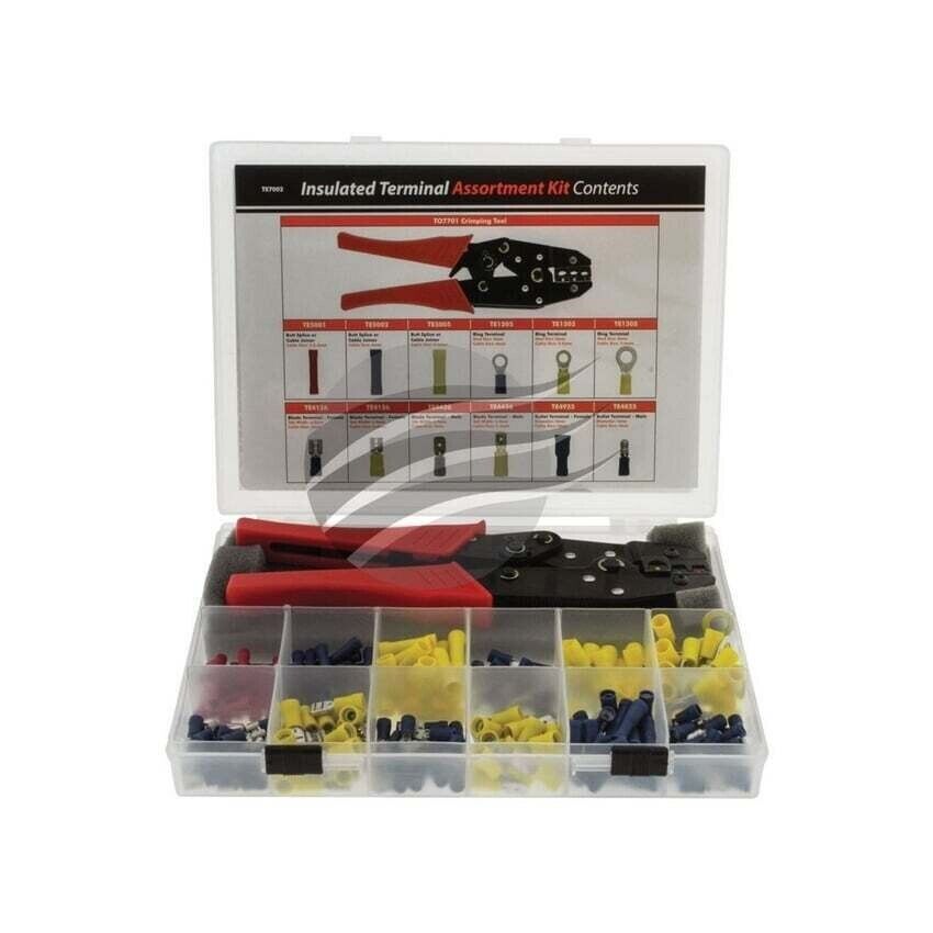 NEW Crimp Terminal Assortment Kit Inc Crimp Terms 241 Pack