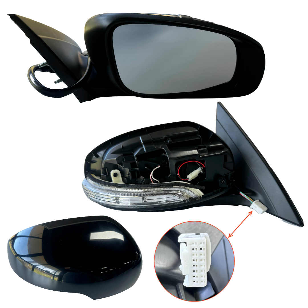 NEW RIGHT SIDE DOOR MIRROR FOR NISSAN MAXIMA J32 02/2009-09/2014 BLINKER+FOLDING