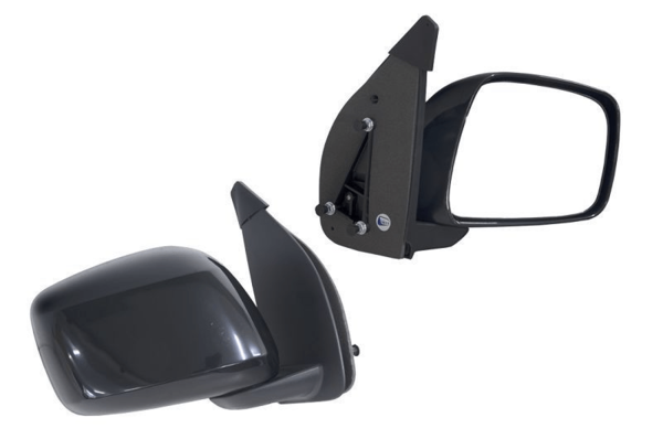 NEW RIGHT SIDE DOOR MIRROR FOR NISSAN NAVARA D40 12/2005-04/2015 BLACK-MANUAL