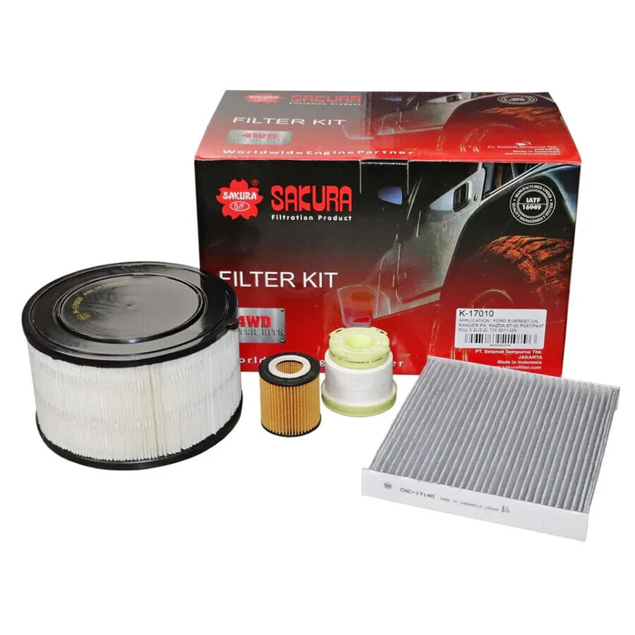 SERVICE FILTER KIT OIL AIR FUEL CABIN FOR MAZDA BT50 2011-2021 3.2L-2.2L DIESEL